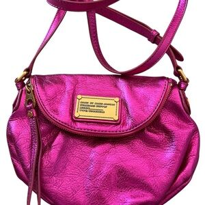 *NWT: Marc Jacobs Metallic Pink Crossbody Bag